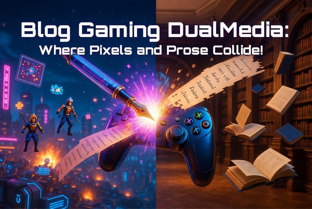 Blog Gaming DualMedia: Where Pixels and Prose Collide! Blog gaming dualmedia